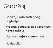 Navigacija blok sadržaj