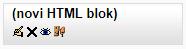 HTML blok