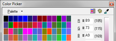 TopStyle Light – Color Picker