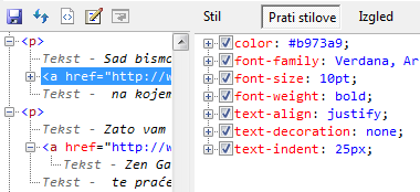 IE – razvojni alati