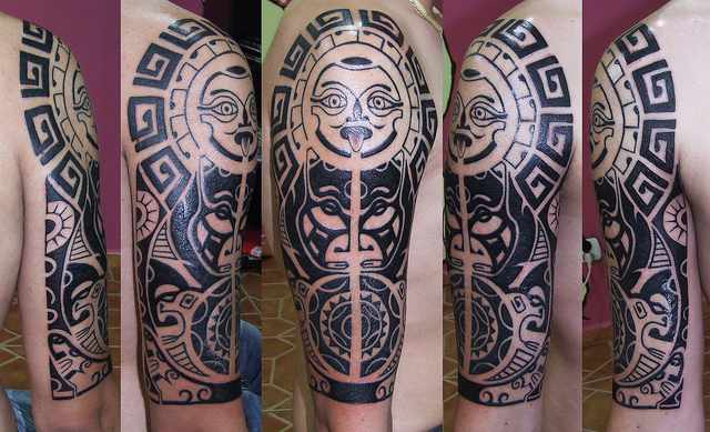 Mantra Tattoo - By @darryll_richards_tattoo⁠ ---⁠ #darryllrichards  #maoritattoo #maori #tribaltattoo #tribal #blackworkers #polynesiantattoo # polynesian #blackwork #tribaltattoos #maoritattoos #tattooworkers  #polynesiantattoos #blackink #tattoomaori ...