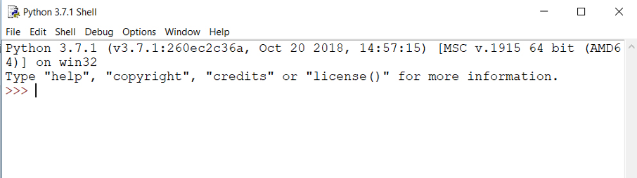 Python shell